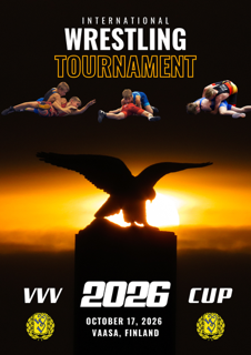 Competition Flyer: VVV Cup 206, International Wrestling Tournament - October 17, 2026